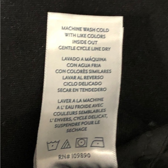 NWT - SEVEN7 Metro Ultra High Rise Skinny Black Cotton Blend Denim Jeans Size 4 - Picture 10 of 11